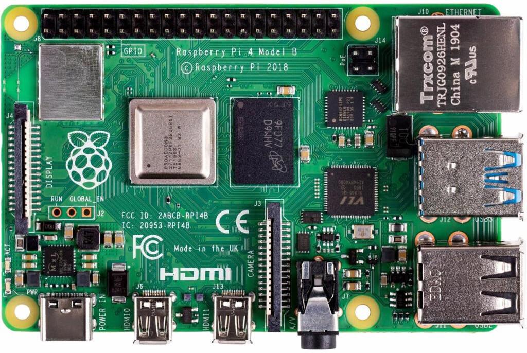 Одноплатный компьютер Raspberry Pi 4 Model B 4Gb (44589)