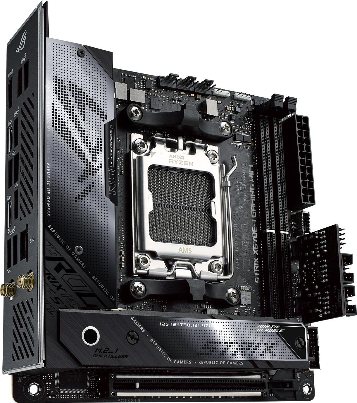 Материнская плата ASUS Rog Strix X670E-I Gaming WiFi DDR5