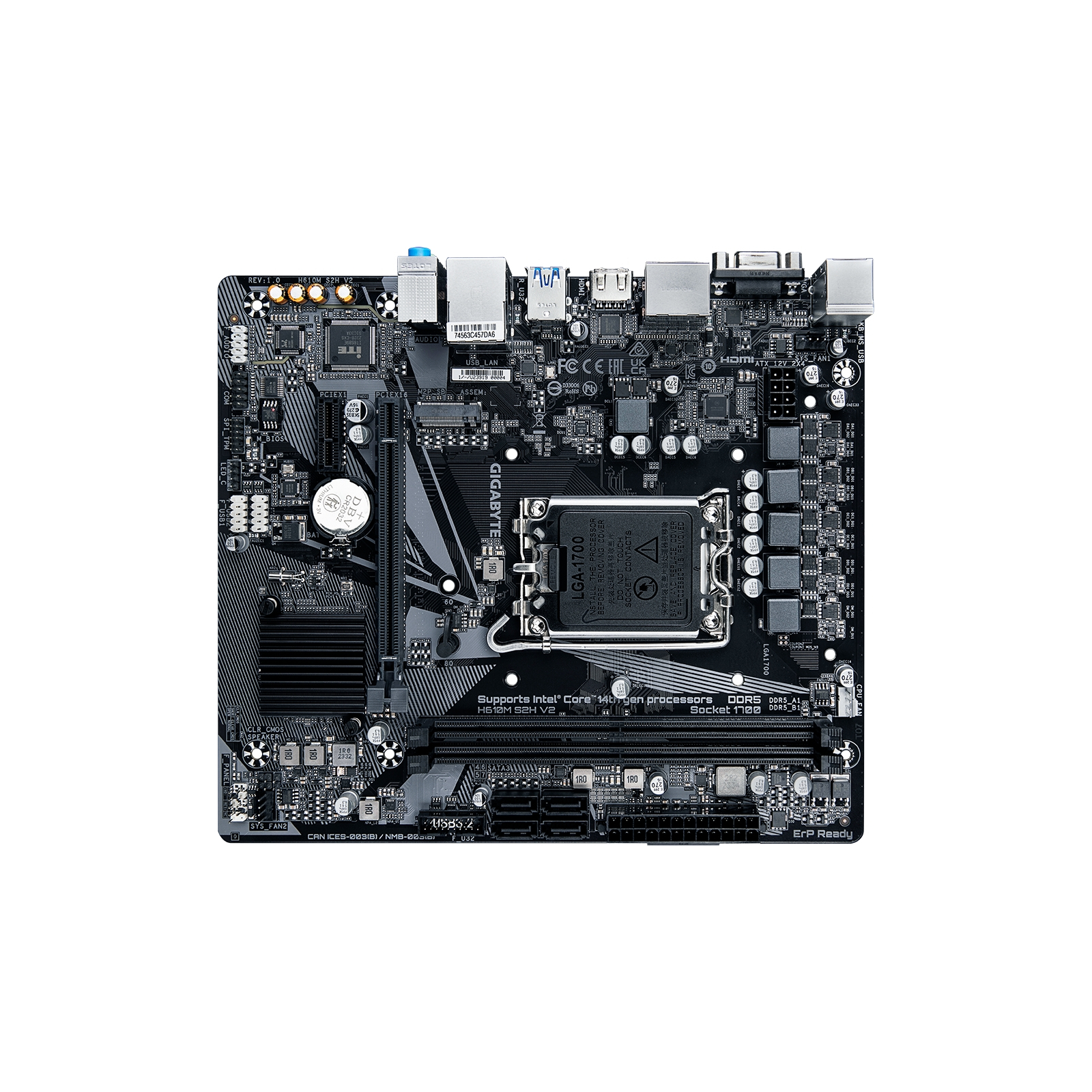 Материнская плата GigaByte H610M S2H V2 DDR5