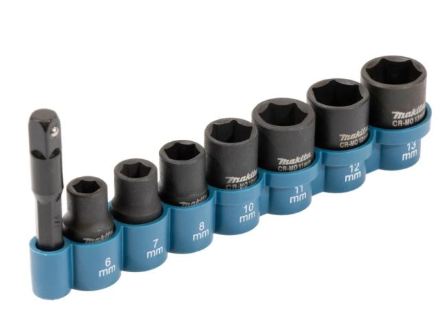 Набор ударных головок 6-13 мм 1/4" (8 шт) MAKITA