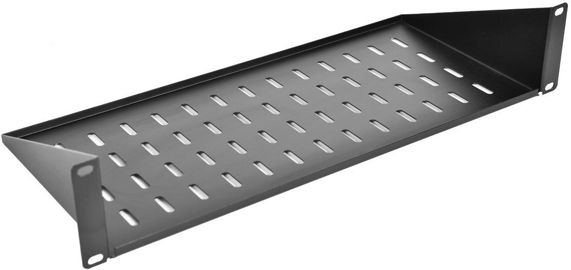 Полка стационарная ЦМО МС-30-9005 нагр.:15кг. 19" 300мм черный