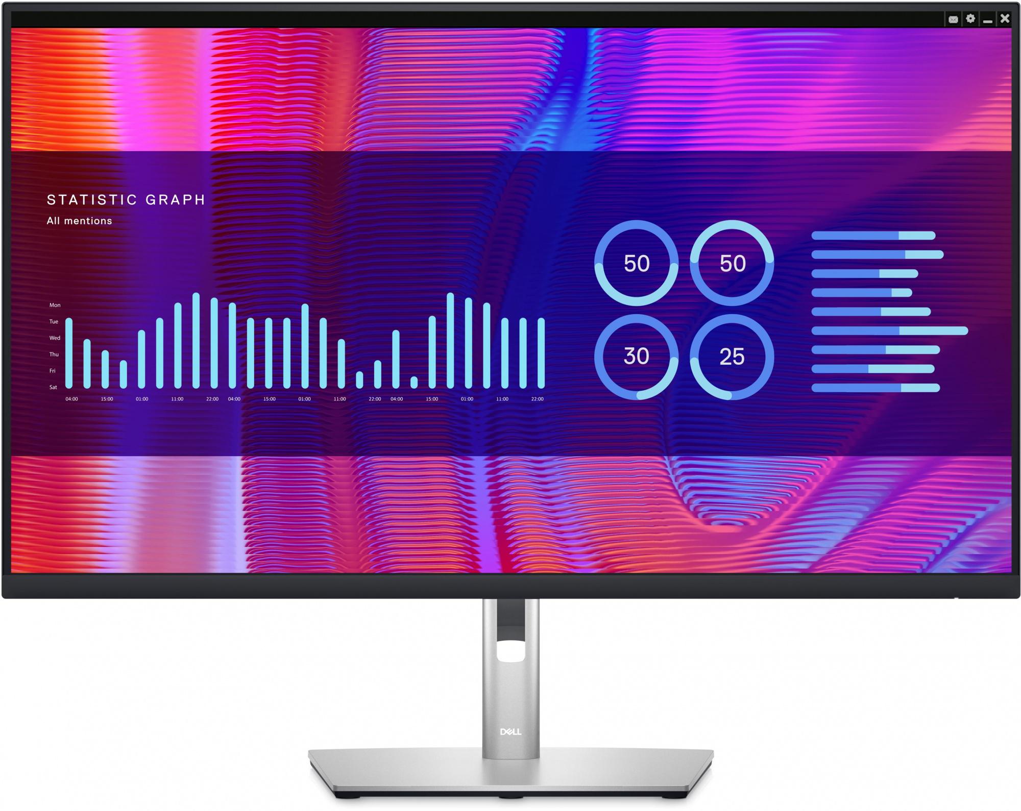 Монитор Dell P3223DE черный (210-BDGB)
