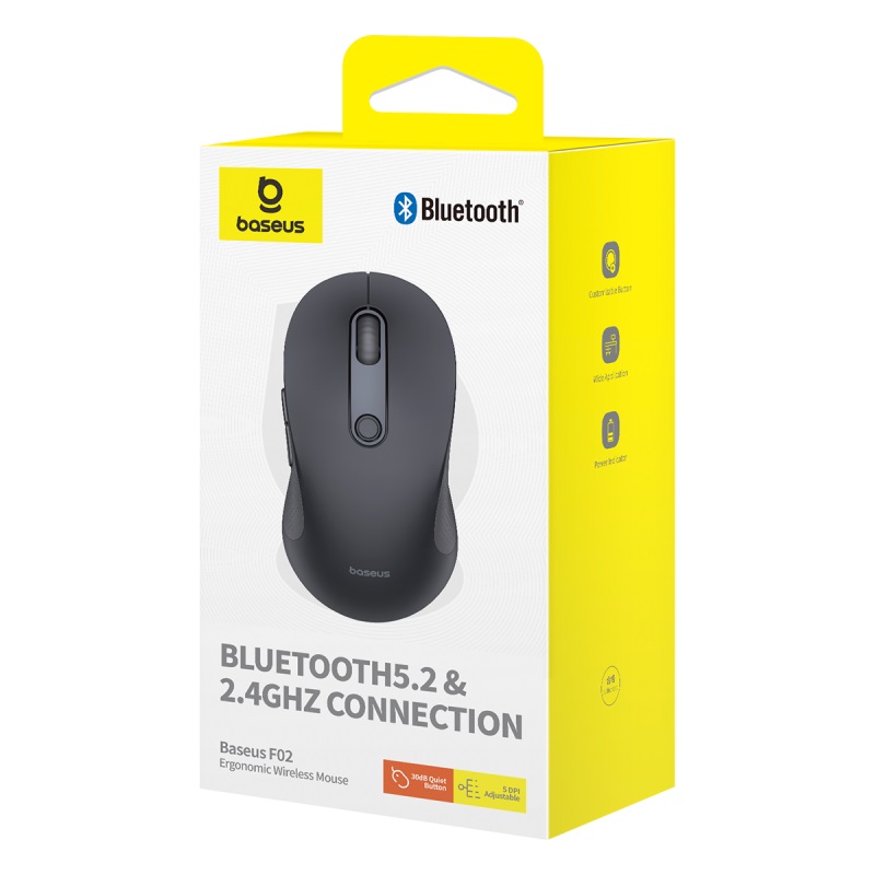 Мышь Baseus Ergonomic Cluster Black (B01055505111-01)