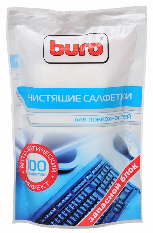 Салфетки для ухода за электроникой Buro BU-Zsurface 100шт