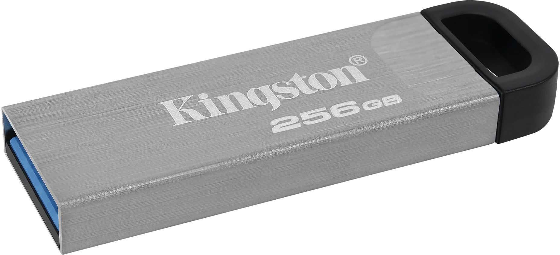 USB Flash-накопитель Kingston DataTraveler Kyson 256GB металл серебристый (DTKN/256GB)