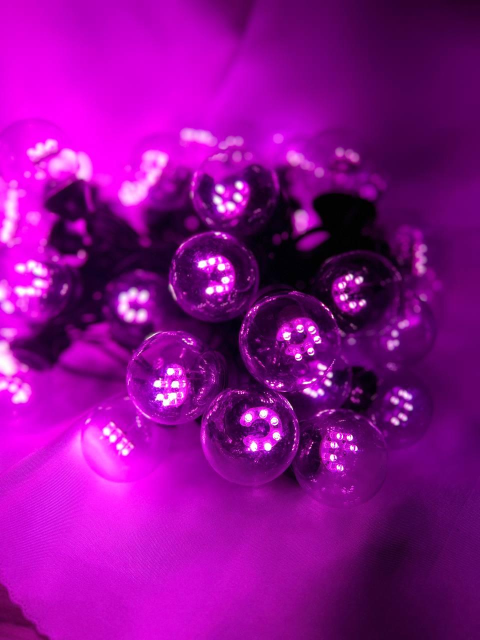 Светодиодная гирлянда ULED Шарики ULED-BL-50-220V-(B-P)