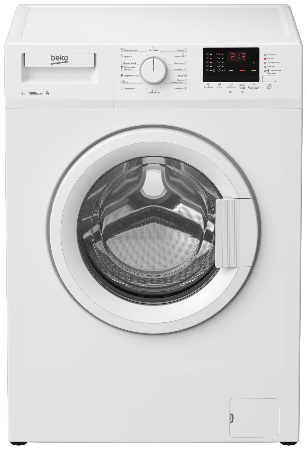 Стиральная машина Beko WRE 55P2 BWW (WRE55P2BWW)
