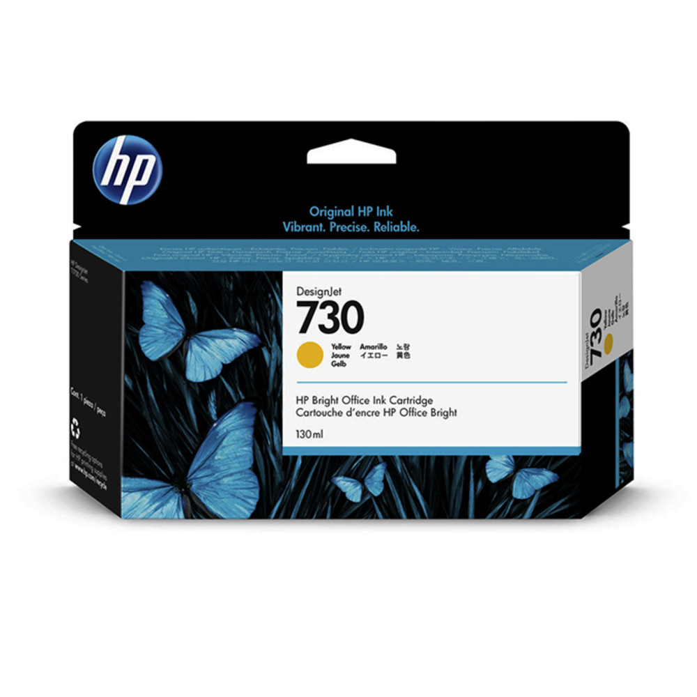 Картридж HP 730 P2V64A желтый