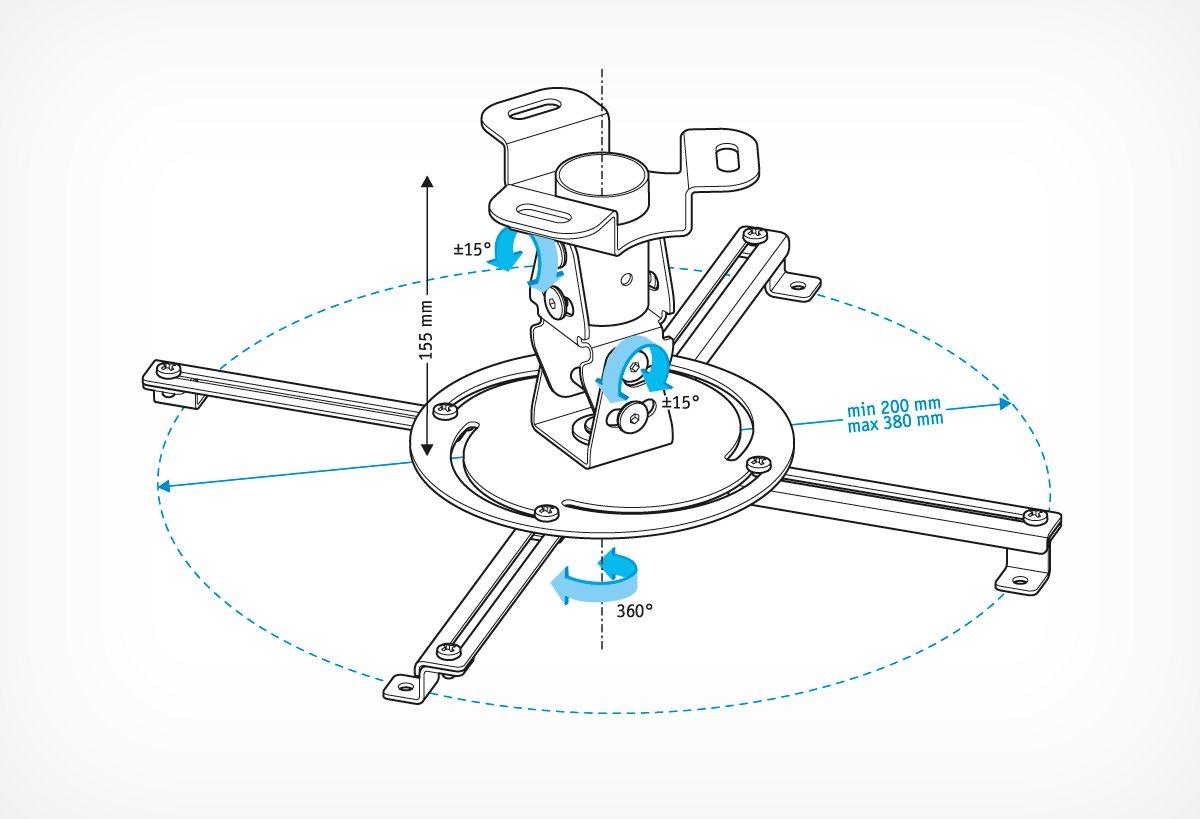 Кронштейн Holder PR-103 PR-103-W белый