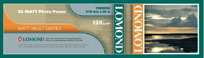Фотобумага Lomond XL CAD&GIS Paper 610 мм х 30 м 120 г/м2 1202025