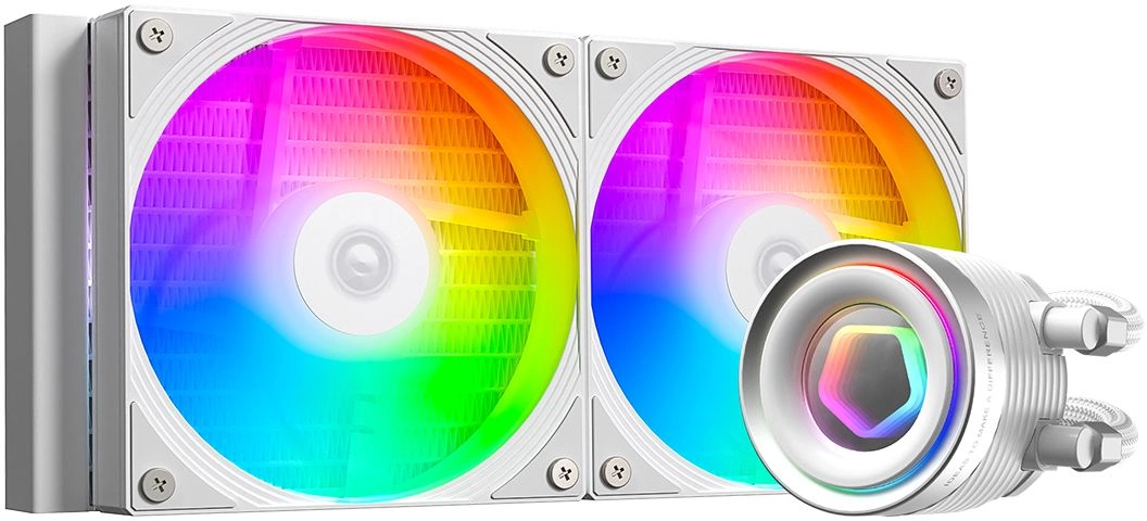 Система жидкостного охлаждения для процессора ID-Cooling FX240 INF White