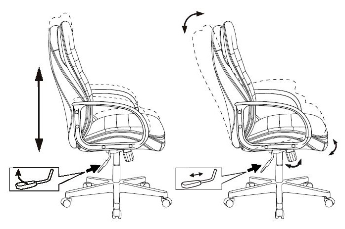Офисное кресло Бюрократ T-9950PL черный