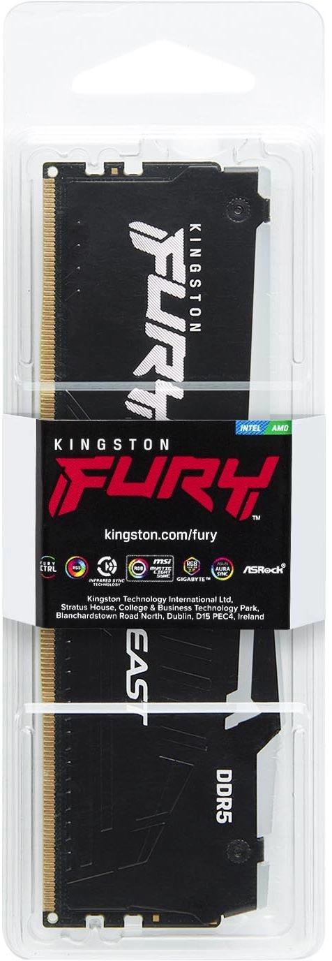 Оперативная память Kingston Fury Beast 32GB DDR-5 RGB (KF560C36BBEA-32)