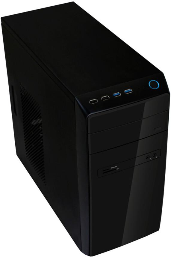 Корпус In Win MicroTower ES726 450Вт черный (6120259)