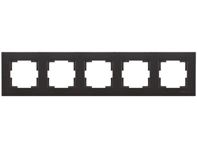 Рамка 5-ая горизонтальная черная, RITA, MUTLUSAN