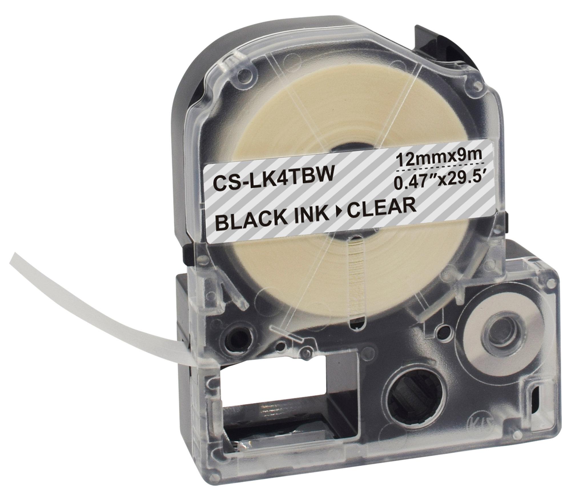 Картридж ленточный Cactus CS-LK4TBW черный