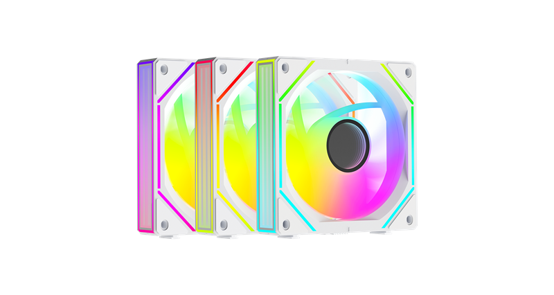 Комплект вентиляторов для корпуса Ocypus Gamma F12 UNI WH ARGB 3 IN 1 (Gamma-F12-WH3AM00U-GL)