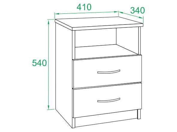 Тумба Сокол КТ-09.1 венге/беленый дуб