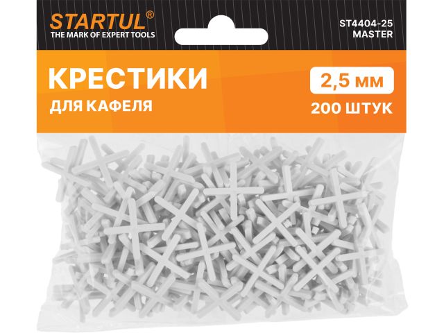 Крестики д/кафеля 2,5мм 200шт STARTUL MASTER (ST4404-25) (СВП)