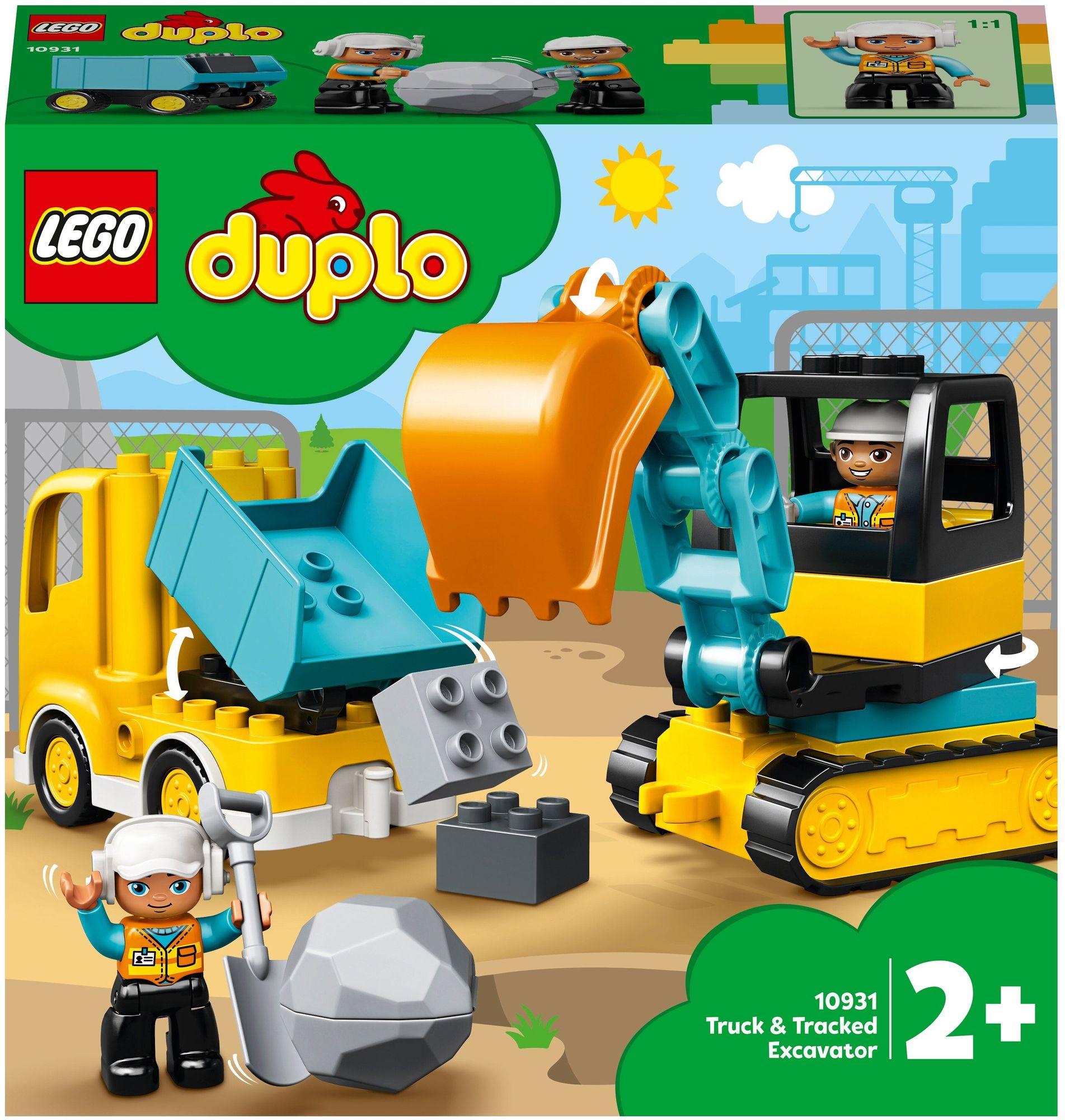 Конструктор Lego Duplo Грузовик и гусеничный экскаватор (10931)