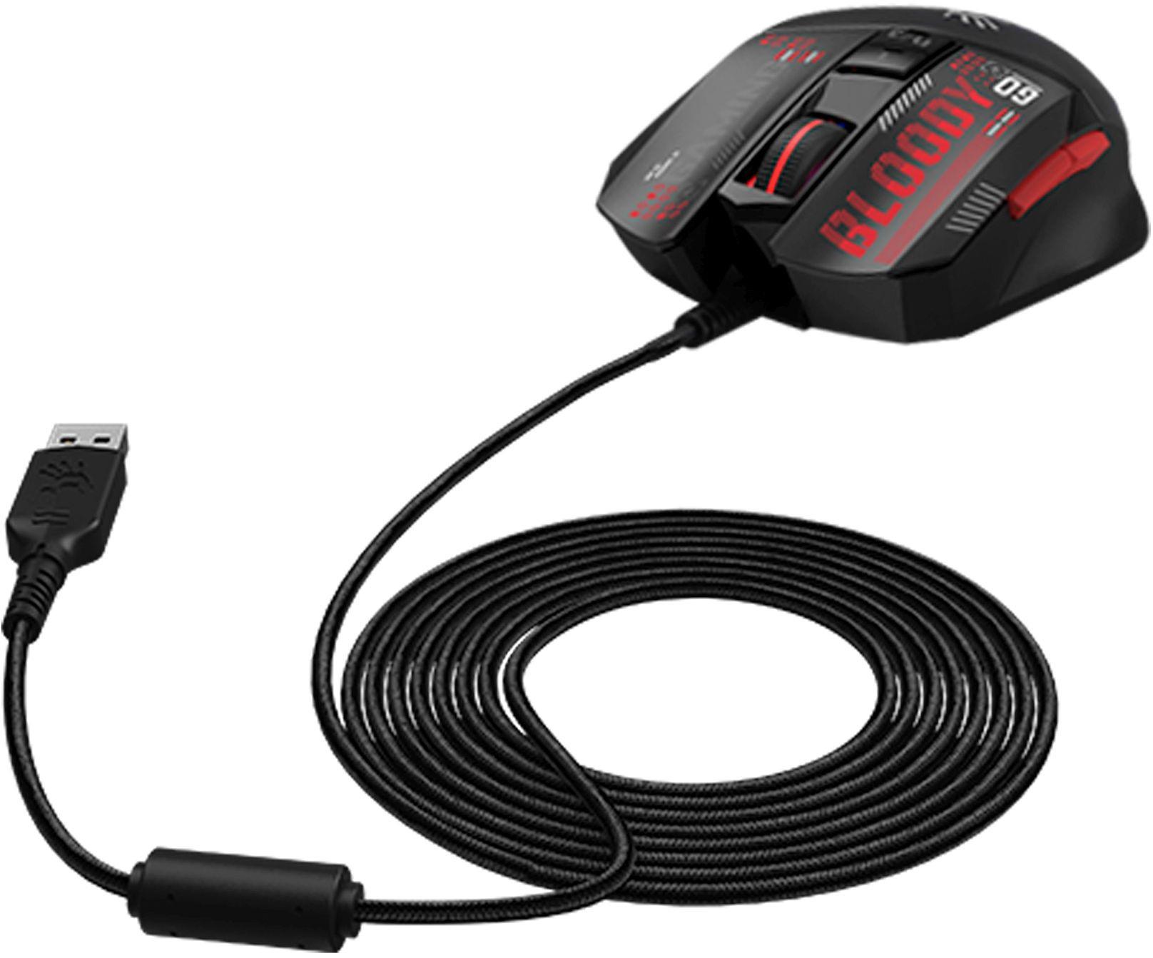 Мышь A4Tech Bloody W60 Max Mini черный