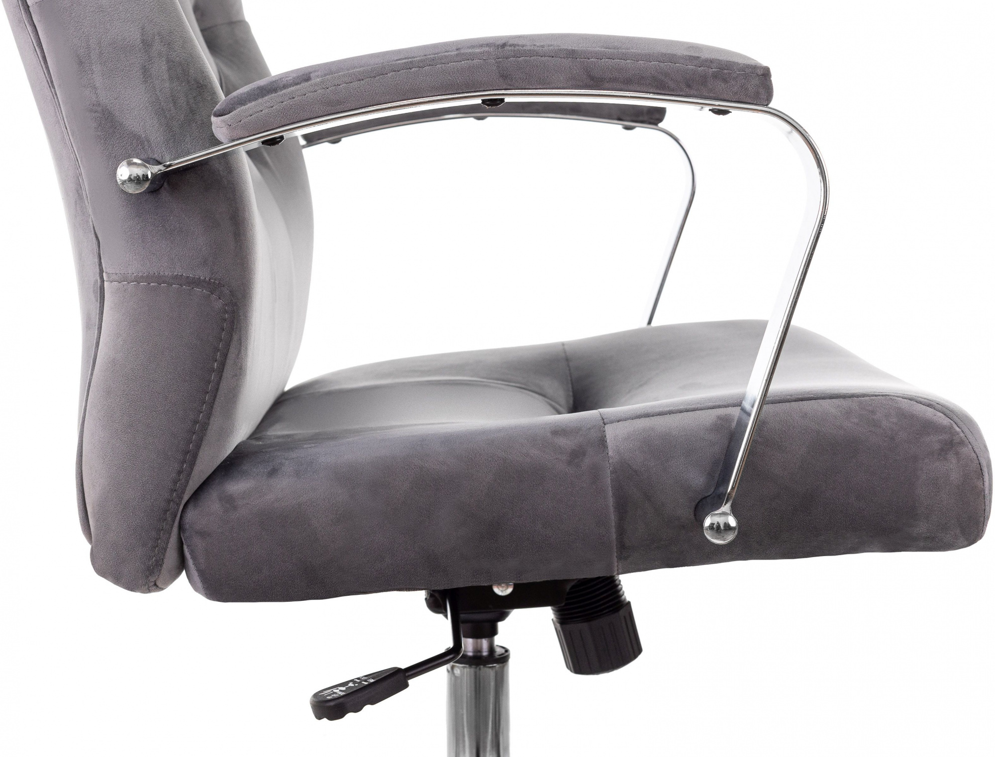 Офисное кресло Бюрократ Fabric серый Italia 26 хром (T-9928SL)