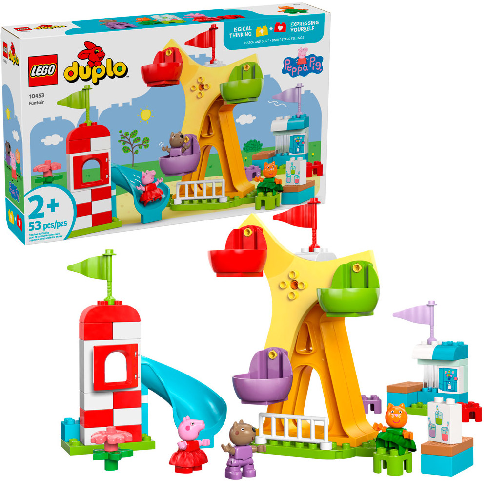 Конструктор Lego Duplo Ярмарка развлечений Свинки Пеппы (10453)