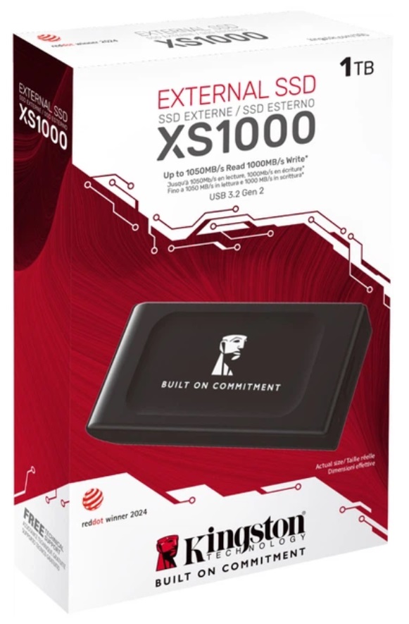 Внешний накопитель Kingston XS1000 1TB (SXS1000/1000GA)