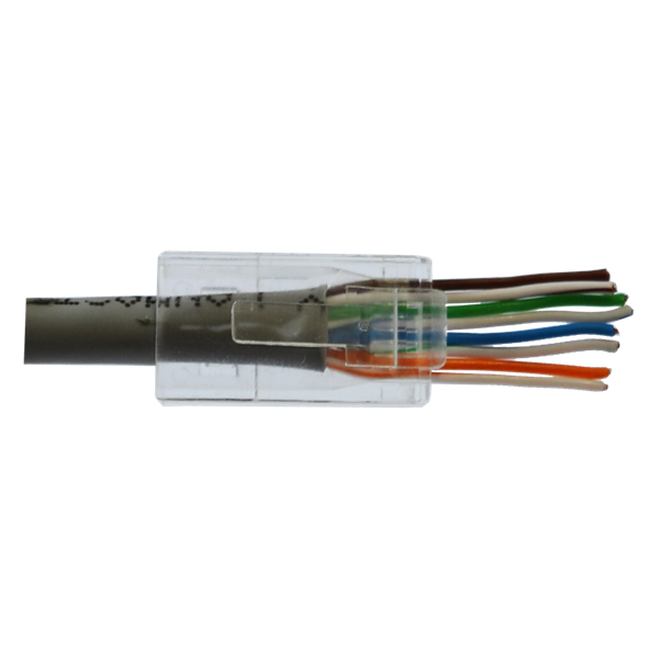 Коннектор Lanmaster LAN-EZ45-8P8C/U5E-100 100шт
