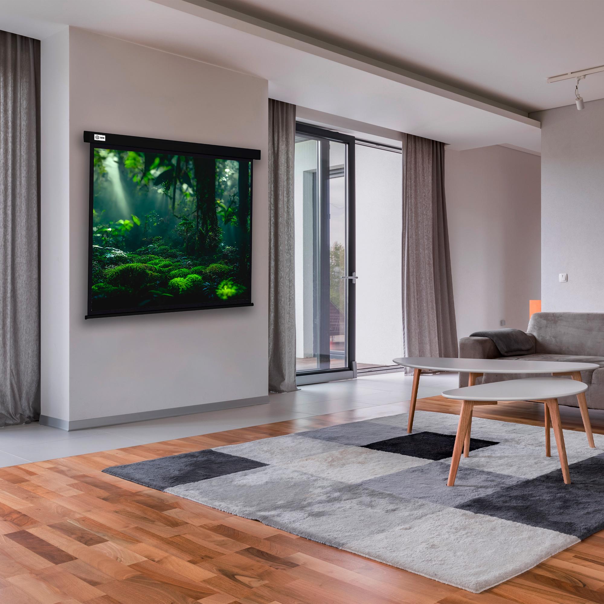 Проекционный экран Cactus CS-PSW-213X213-BK черный