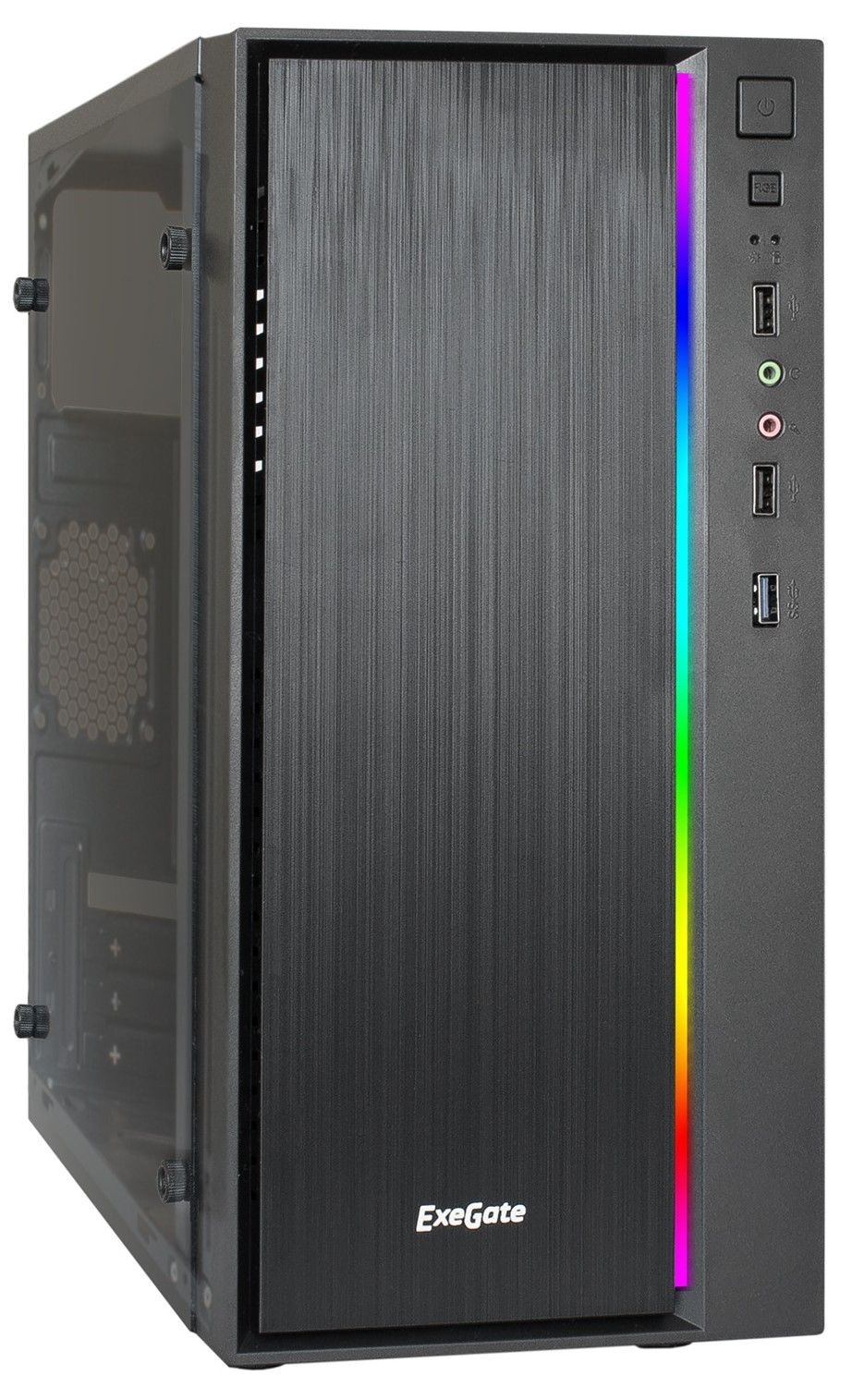 Корпус ExeGate mEVO-9301 без БП черный (EX283754RUS)