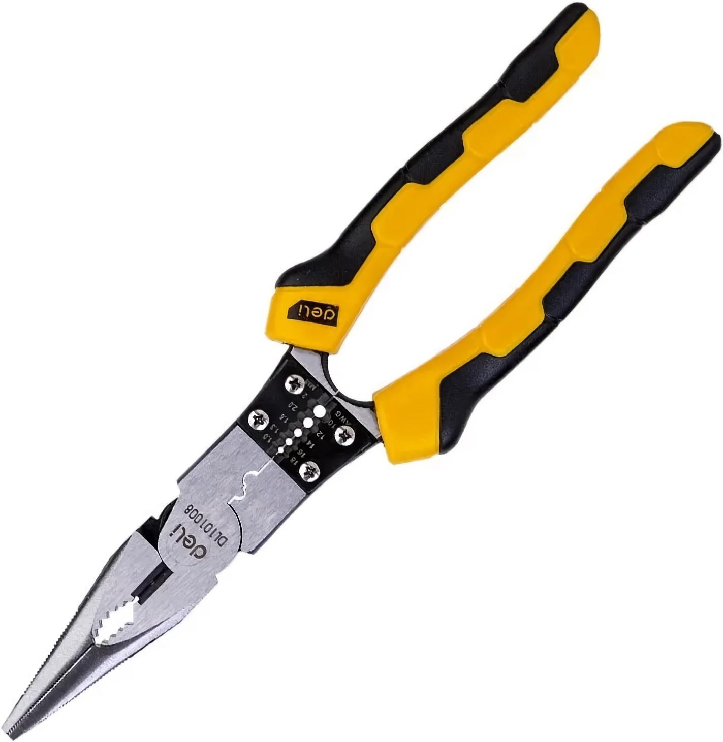 Плоскогубцы Deli DL101008
