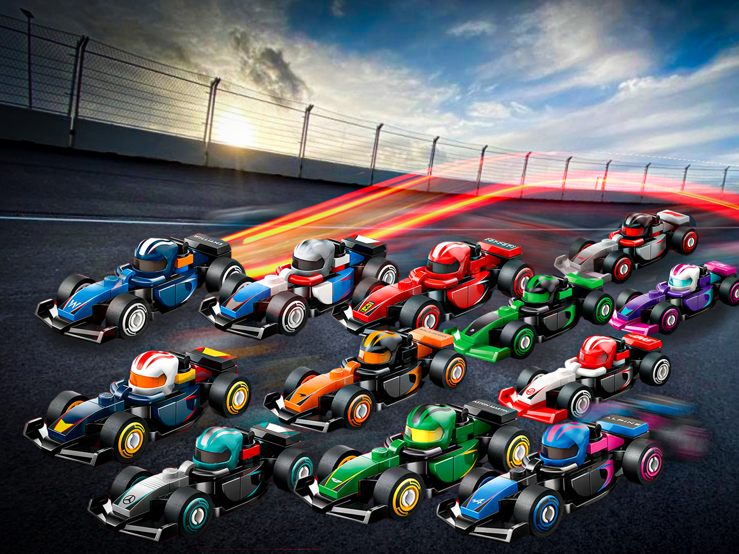 Конструктор Lego Minifigures Коллекционные гоночные автомобили F1 (71049)