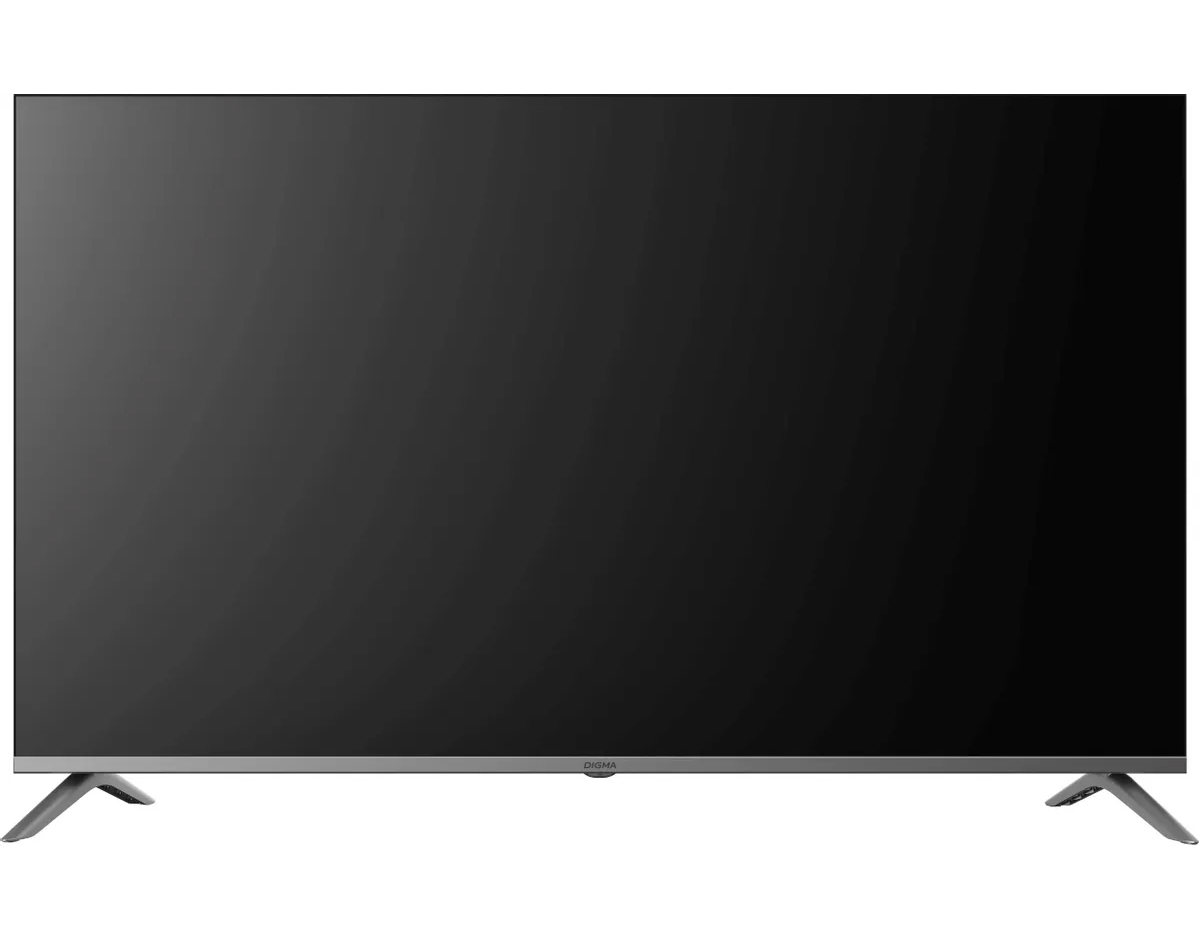Телевизор Digma DM-LED55UBB41 темно-серебристый/серебристый