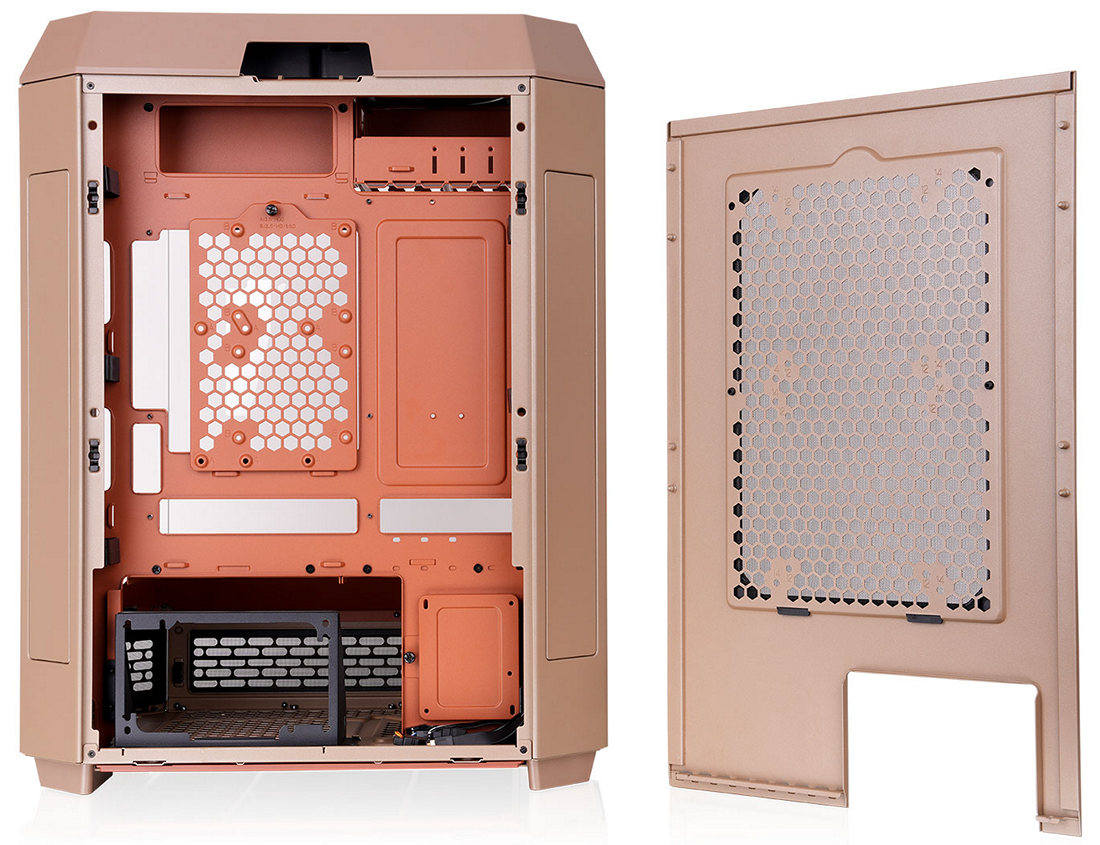 Корпус Thermaltake The Tower 600 без БП Gravel Sand (CA-1Z1-00MGWN-00)