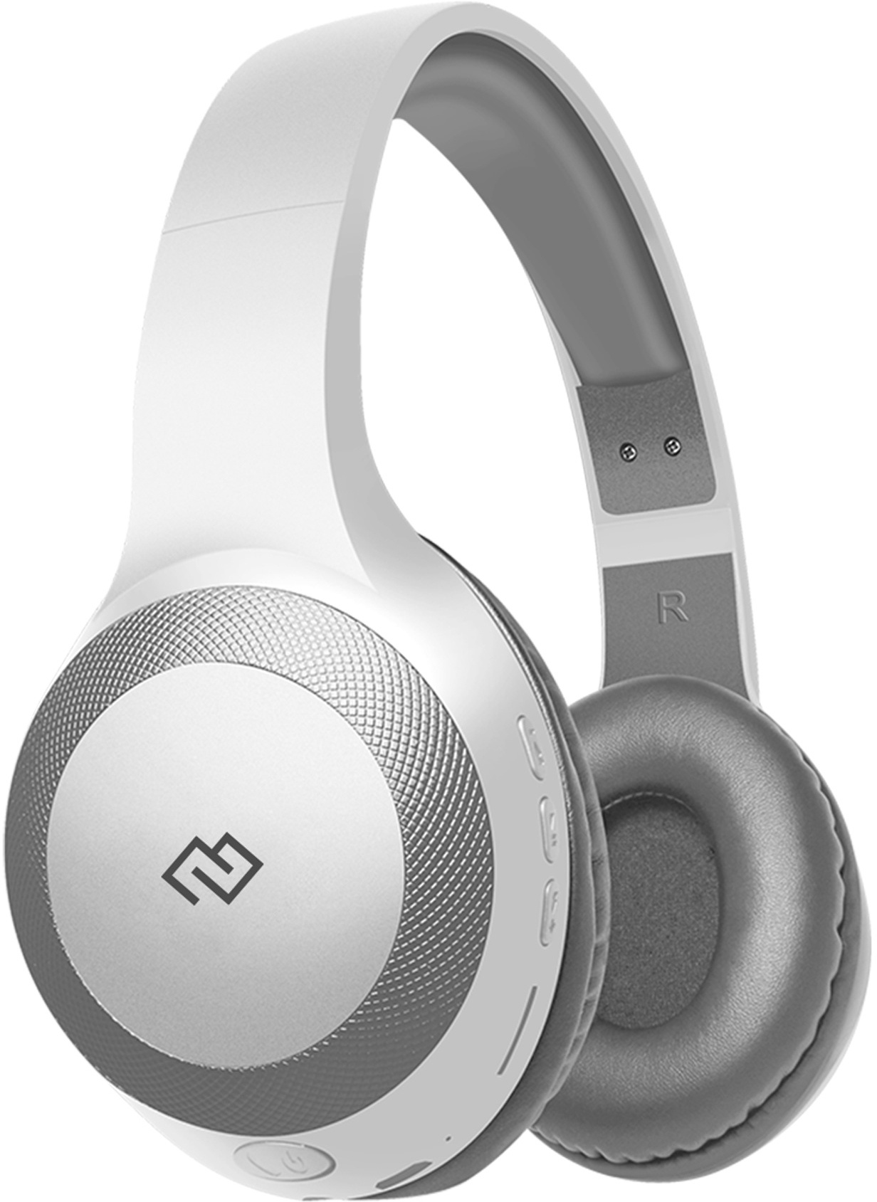 Наушники Digma BT-15W белый/серый