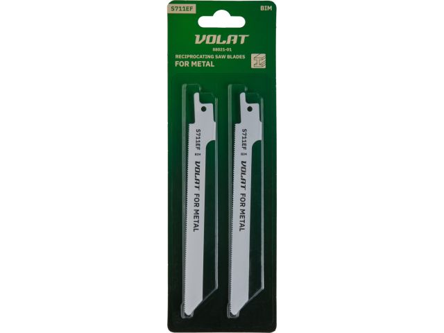 Пилка сабельная по металлу S711EF (2 шт.) ВОЛАТ (150мм, полотно для сабельной пилы, пропил криволинейный, для листового металла)