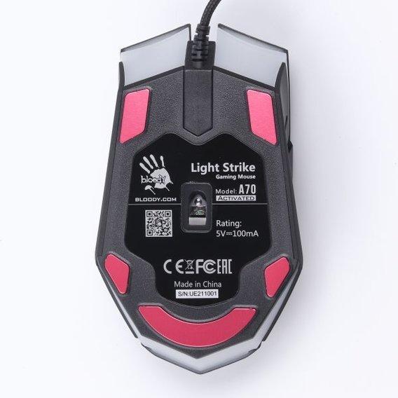 Мышь A4Tech Bloody A70 Matte Black