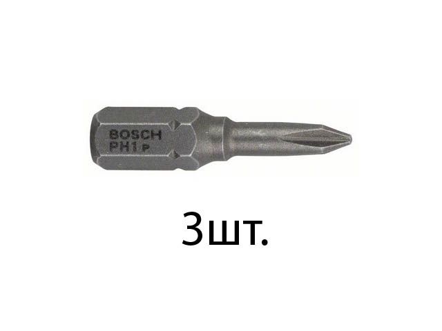 Насадка крестообразная PH1 25мм  (3шт) (BOSCH)