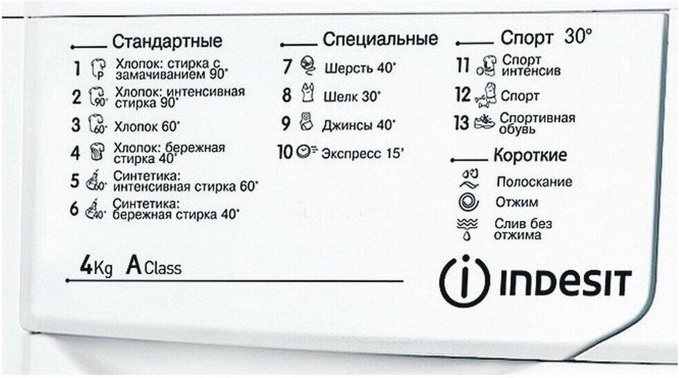 Стиральная машина Indesit IWUB 4085 (CIS)