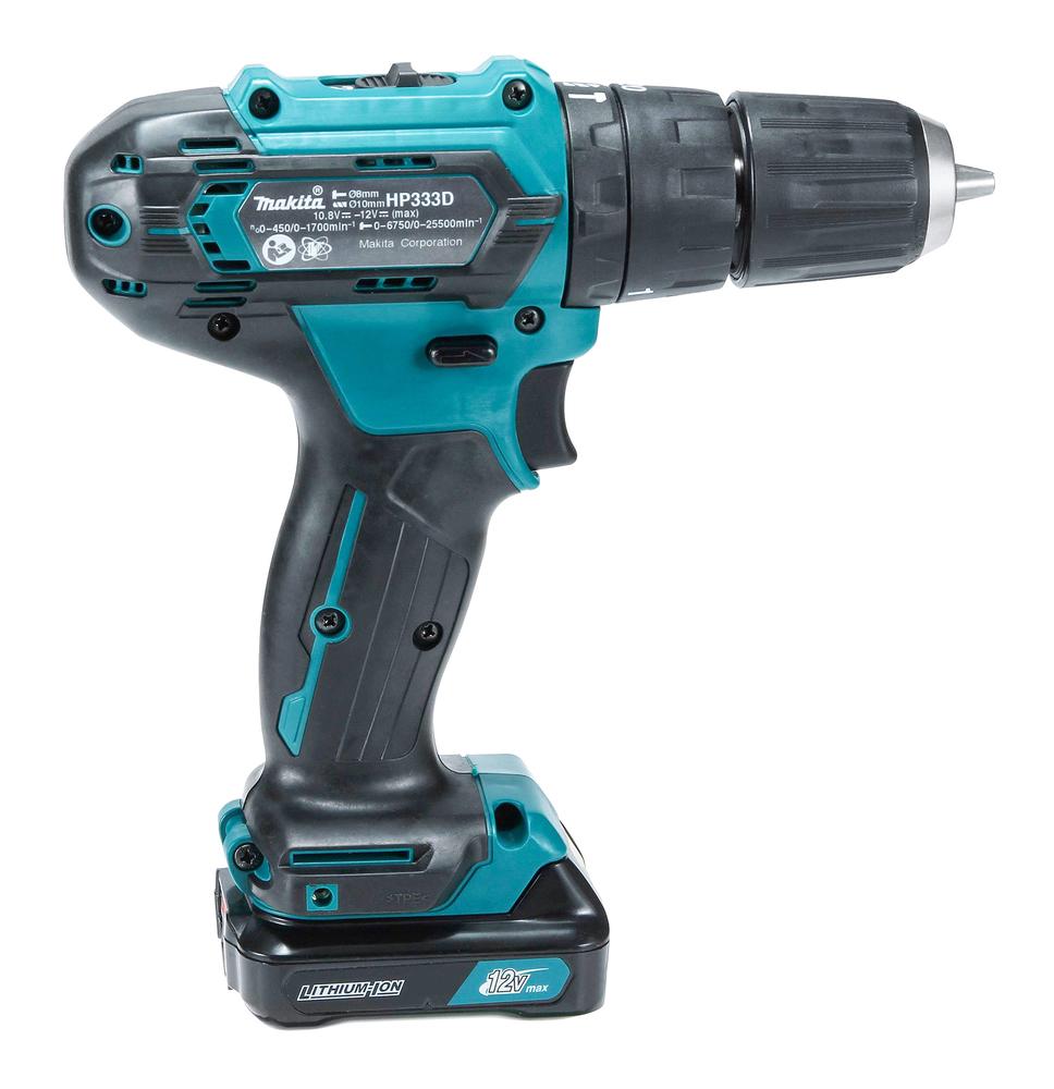 Шуруповерт Makita HP333DWME с 2-мя АКБ, кейс