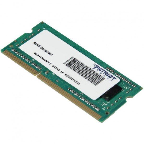Оперативная память Patriot DDR3-1600 4GB PC-12800 SODIMM (PSD34G160081 S)