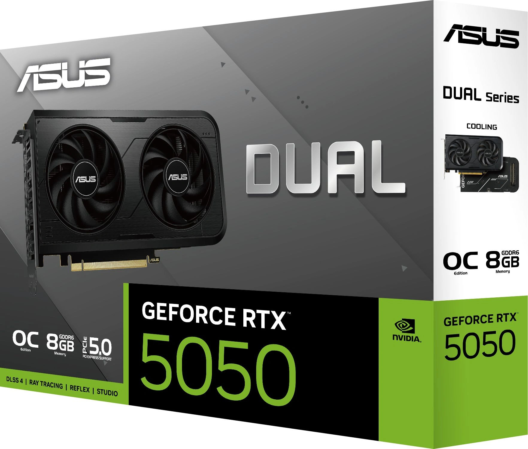 Видеокарта ASUS GeForce RTX 5050 8Gb GDDR6 DUAL-RTX5050-O8G (90YV0N72-M0NA00)