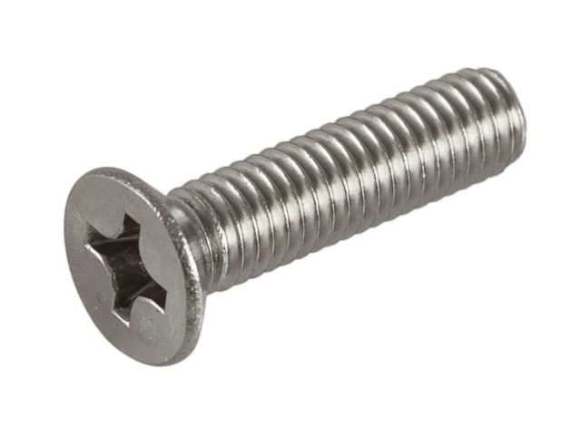 Винт М4х30 мм потай. головка, нерж.сталь (А2) DIN965 (500 шт в карт. уп.) (STARFIX)