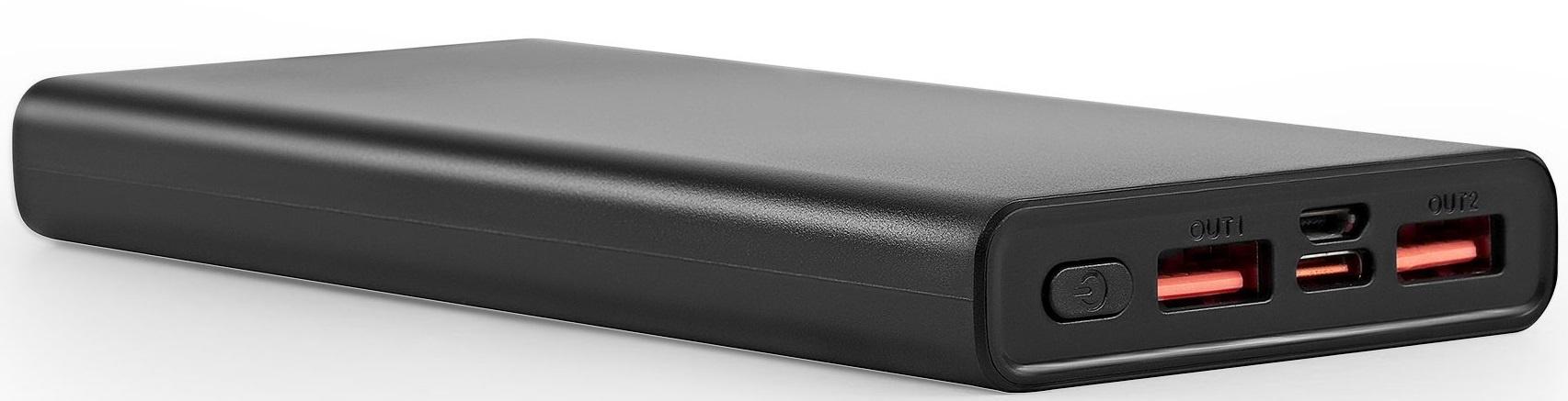 Портативное зарядное устройство Digma DGPF10A черный (DGPF10A22PBK)