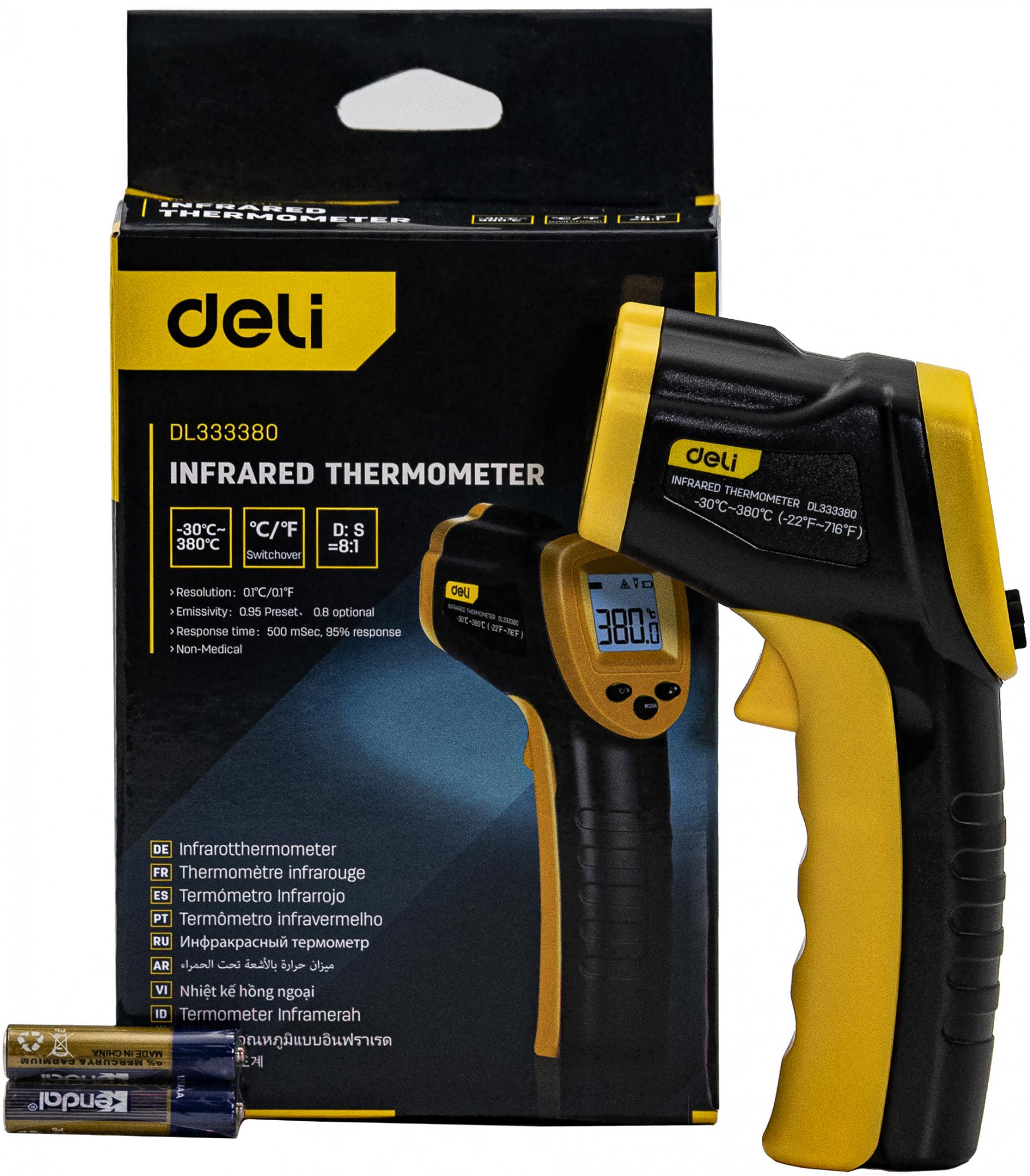 Пирометр Deli DL333380