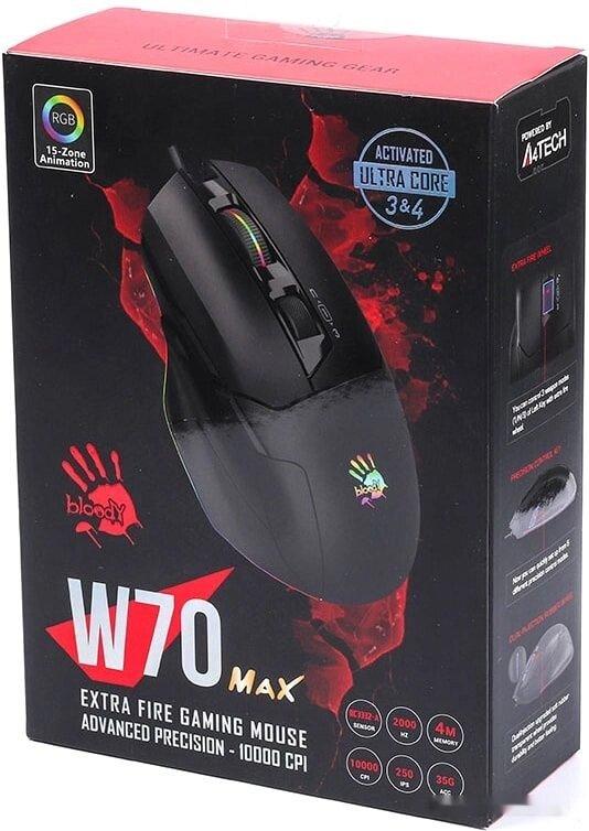 Мышь A4Tech Bloody W70 Max черный