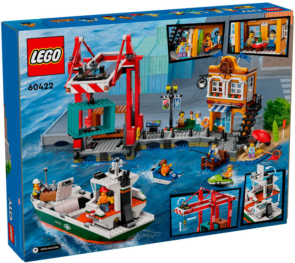 Конструктор Lego City Морской порт с грузовым судном (60422)