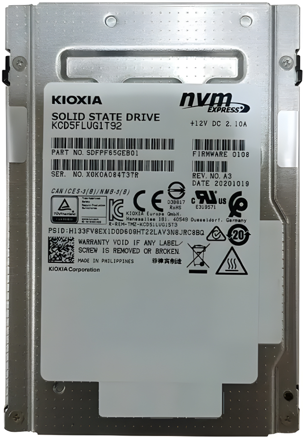 SSD диск Kioxia CD5 Series 1.92TB (KCD5FLUG1T92)