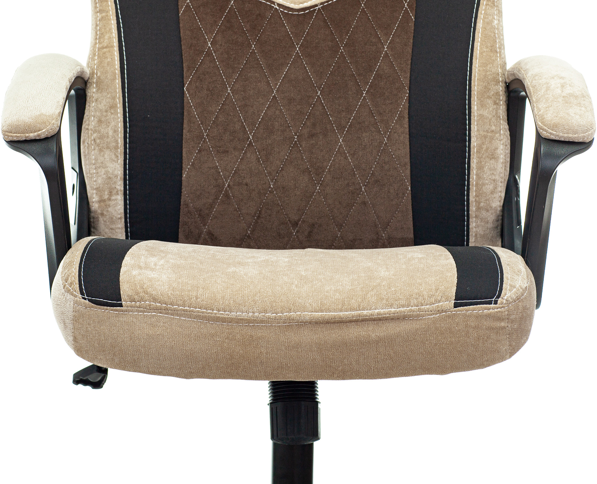Геймерское кресло Zombie Viking 6 Knight Fabric BR коричневый/бежевый